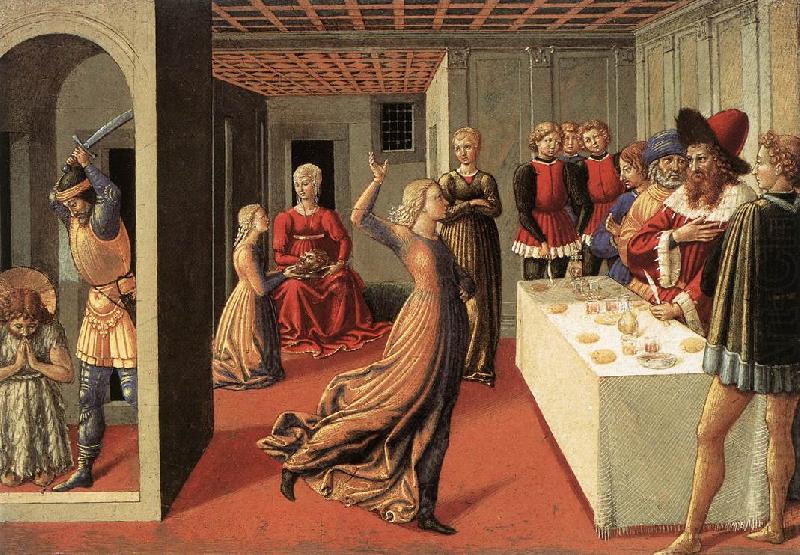 The Dance of Salome  dfg, GOZZOLI, Benozzo